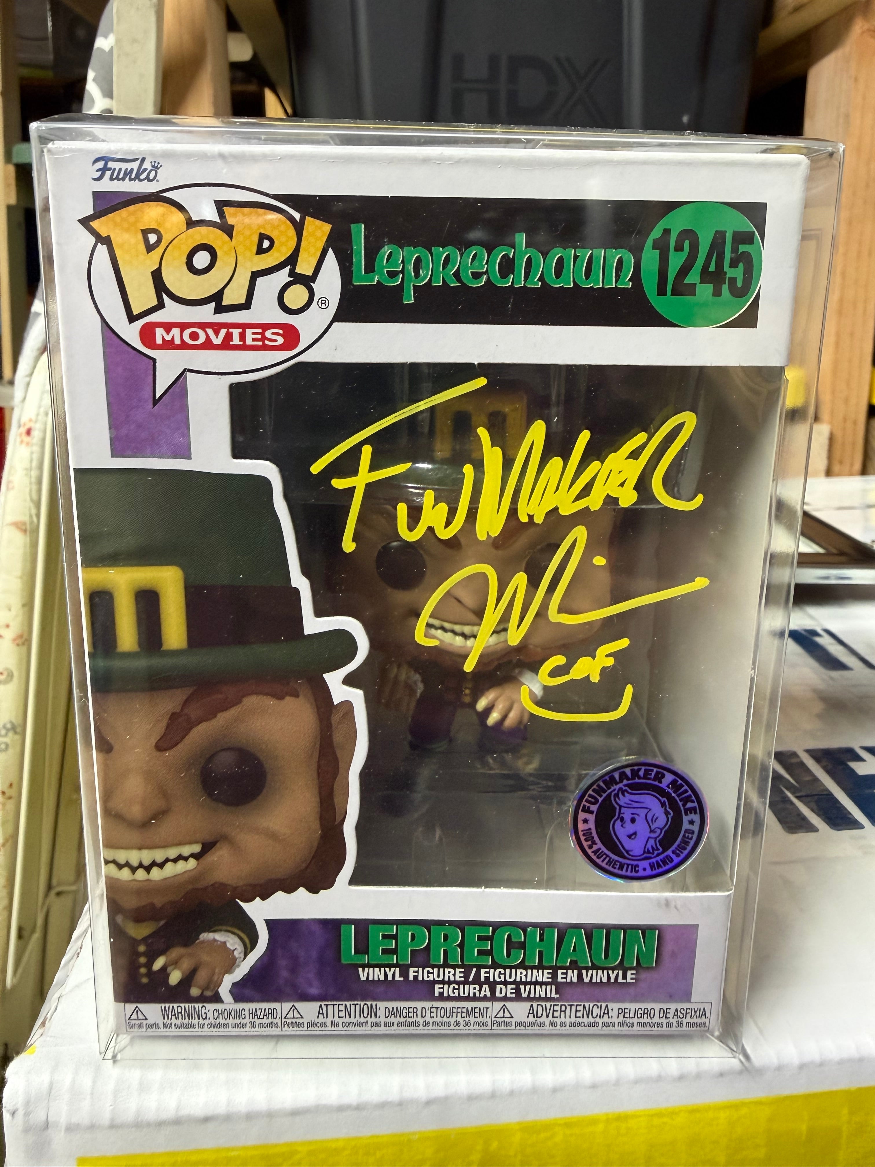 Funko Pop! Movies - Leprechaun w/ Autograph from Funmaker Mike